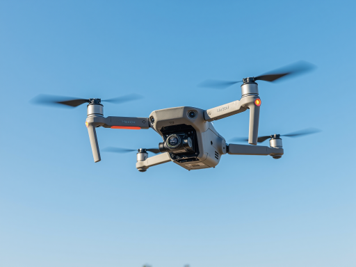 无人机云台稳定器特写，三轴机械结构，高精度电机驱动