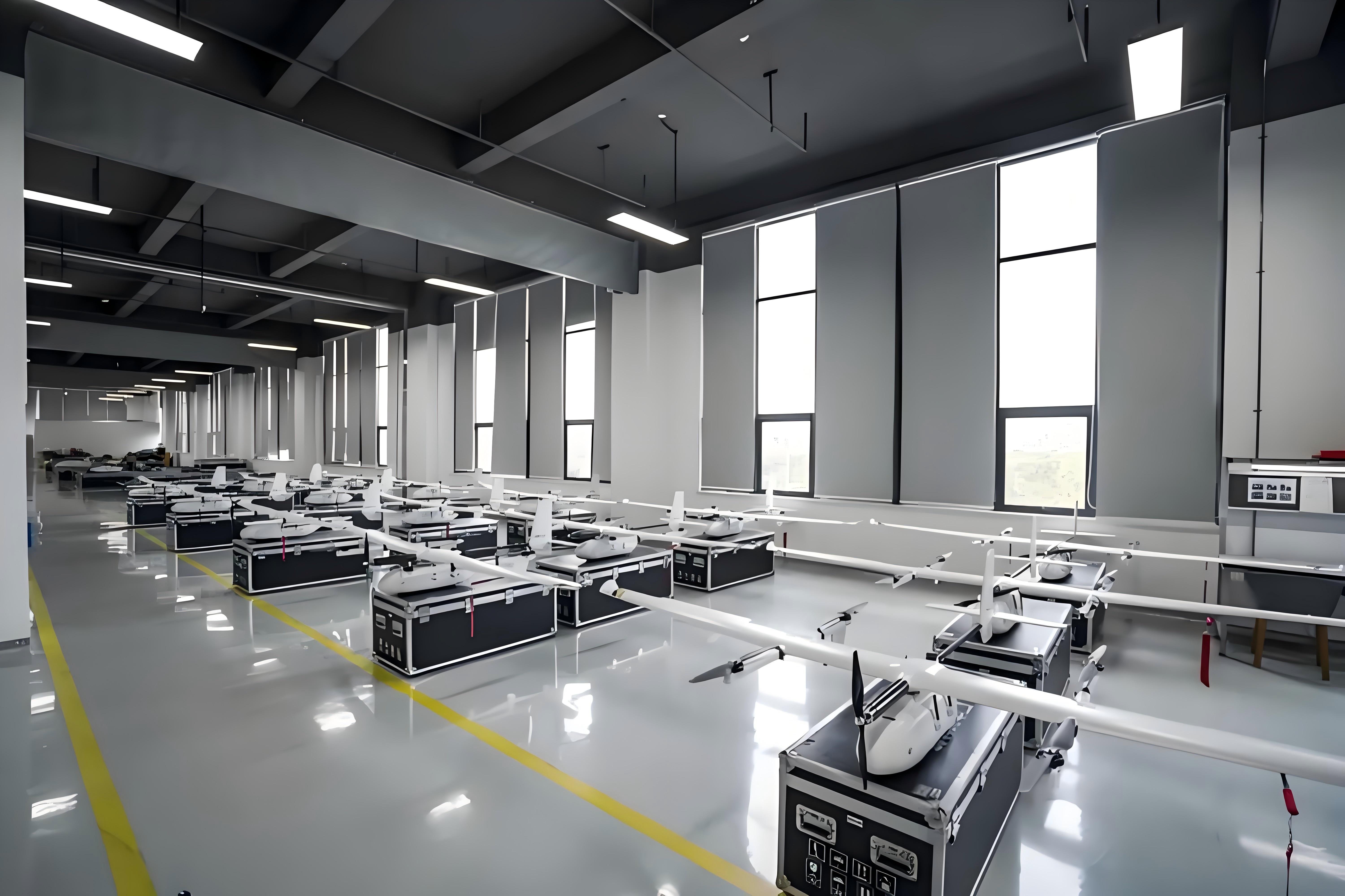 现代化研发实验室内部，工程师操作精密仪器，高科技设备整齐排列